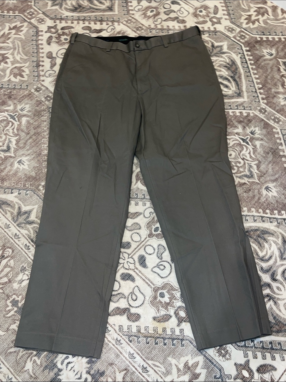 Savane Men's Dress Pants in Olive Green